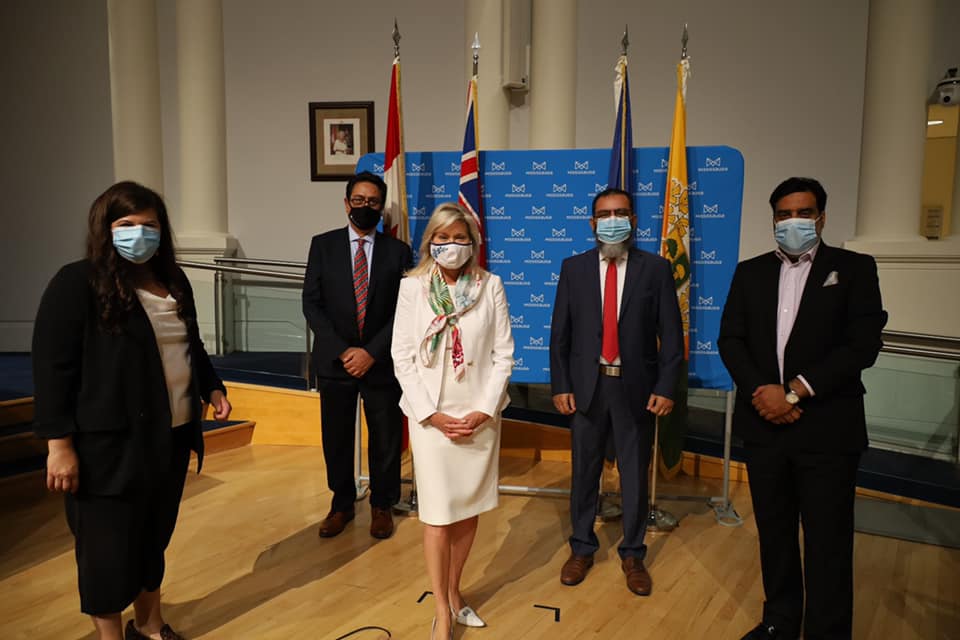 The Muslim Community Leaders with Mayor Bonnie Crombie