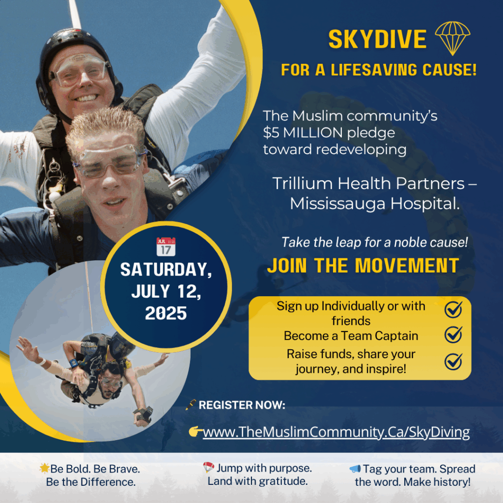 Skydiving For Trillium Hospital Fundraiser